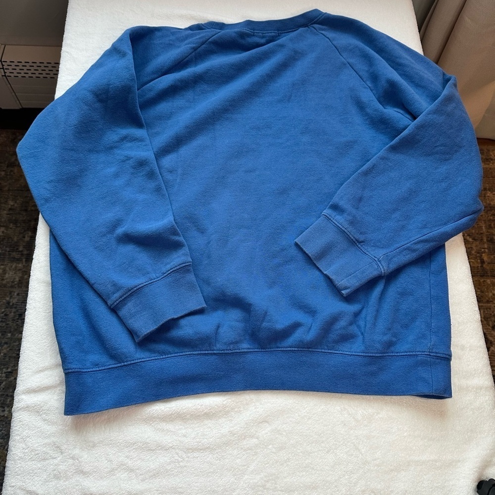 South Parade Saturday Sunday Blue Crewneck sweatshirt size L - Picture 3 of 9
